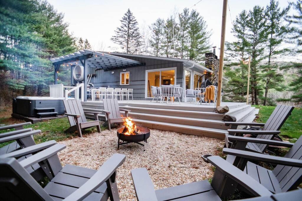 Prattvilla -Catskill -Mountain Escape 5 Bedroom ,3 Bath With Hot Tub Prattsville Luaran gambar