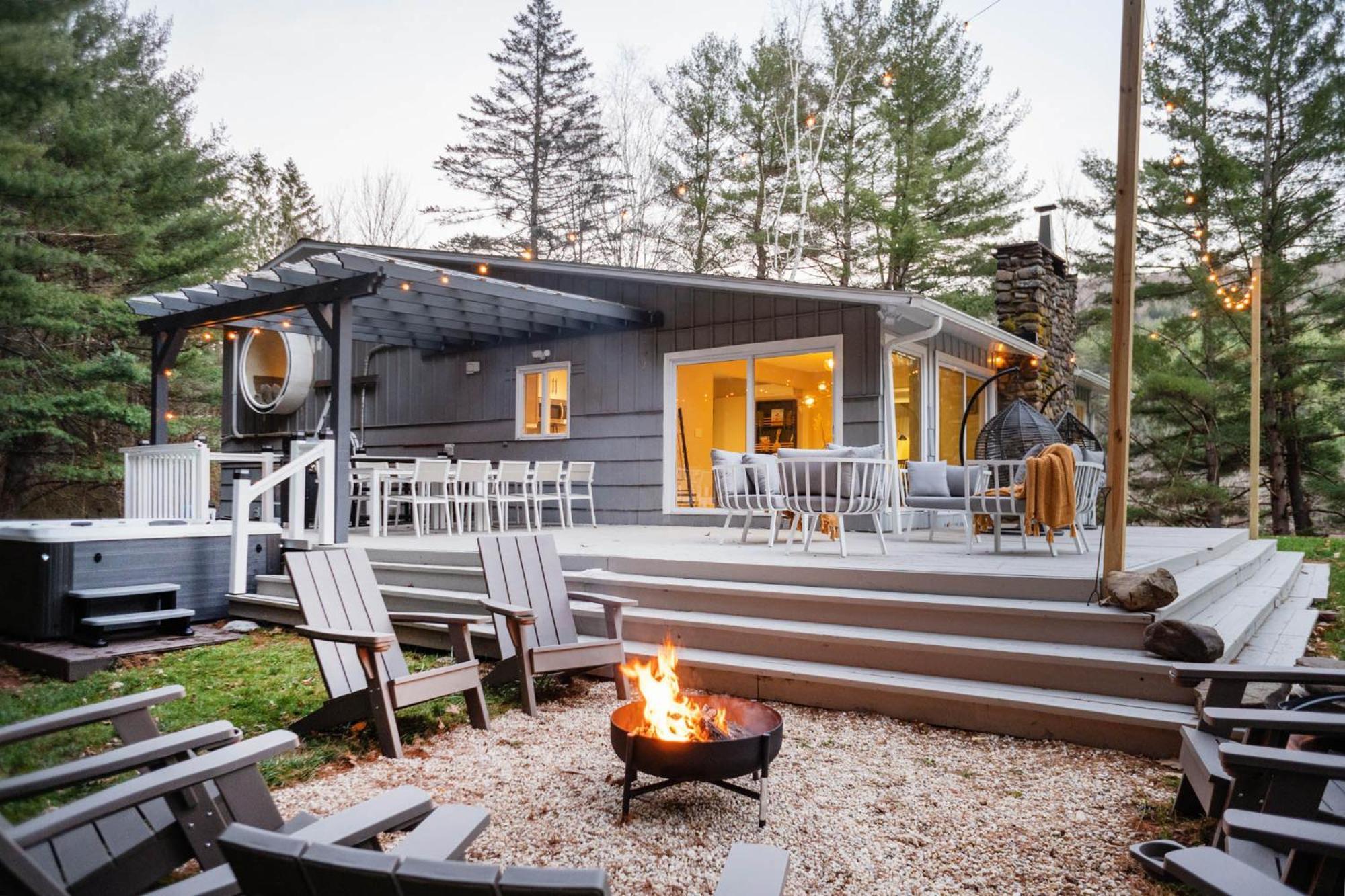 Prattvilla -Catskill -Mountain Escape 5 Bedroom ,3 Bath With Hot Tub Prattsville Luaran gambar